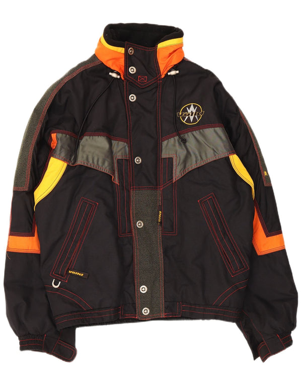 Jachetă de schi grafică pentru bărbați Volkl IT 48 Medium Black Colorblock Nylon