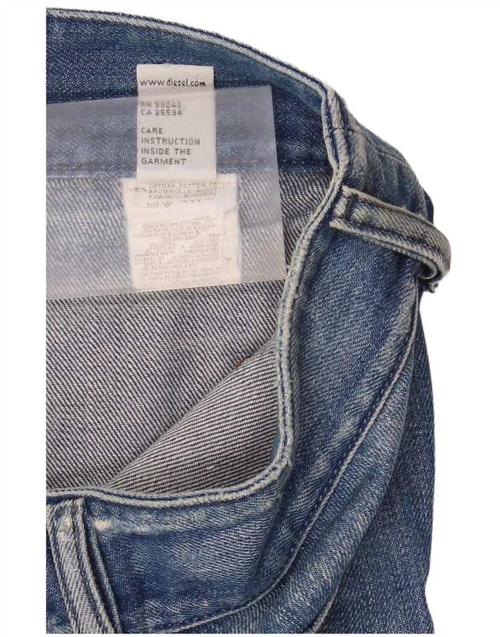 Jeans Bootcut pentru femei Diesel Distressed W26 L32 Bumbac albastru