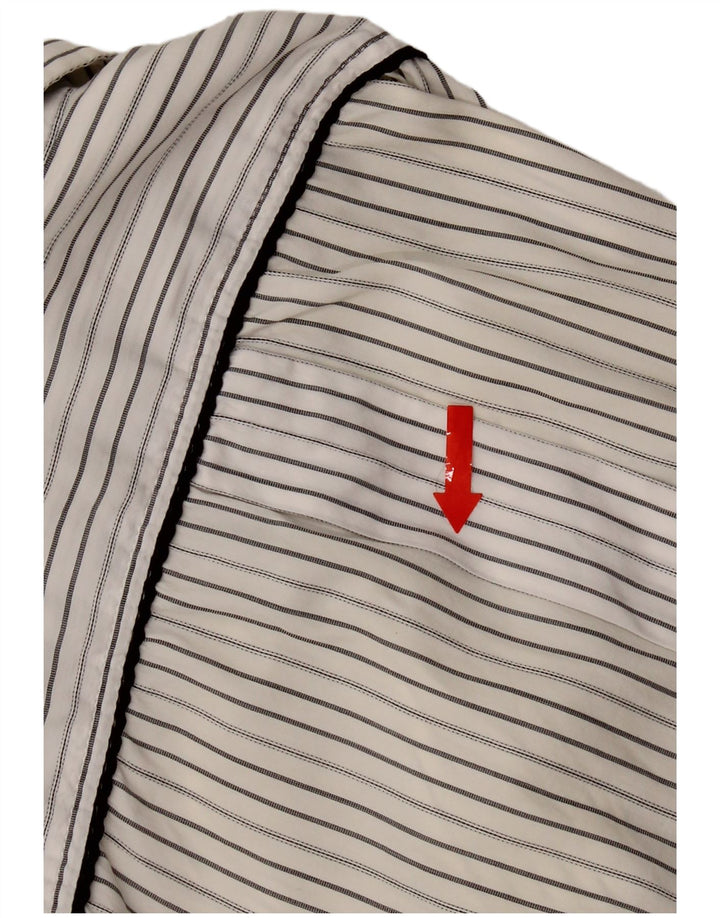 Cămașă Dolce & Gabbana pentru femei IT 42 Medium White Pinstripe