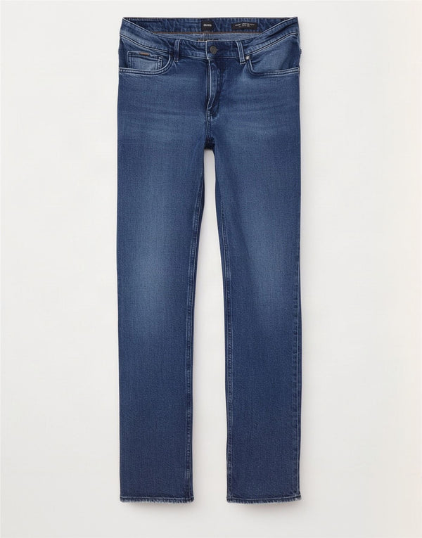 Blugi slim pentru bărbați Hugo Boss W36 L32 Bumbac albastru