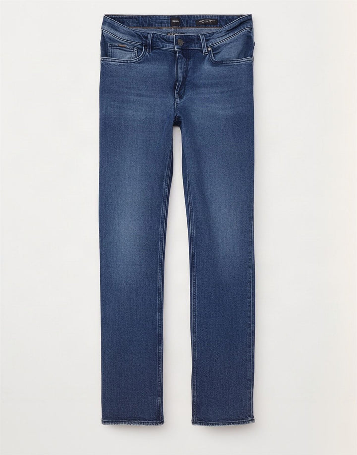 Blugi slim pentru bărbați Hugo Boss W36 L32 Bumbac albastru