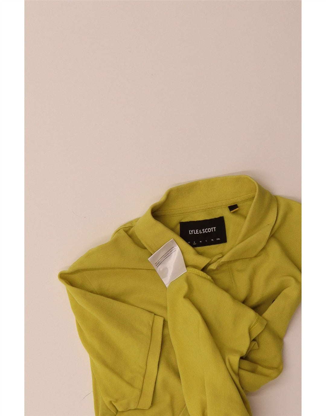 LYLE & SCOTT Mens Polo Shirt XS Green Cotton Vintage Lyle & Scott and Second-Hand Lyle & Scott from Messina Hembry 