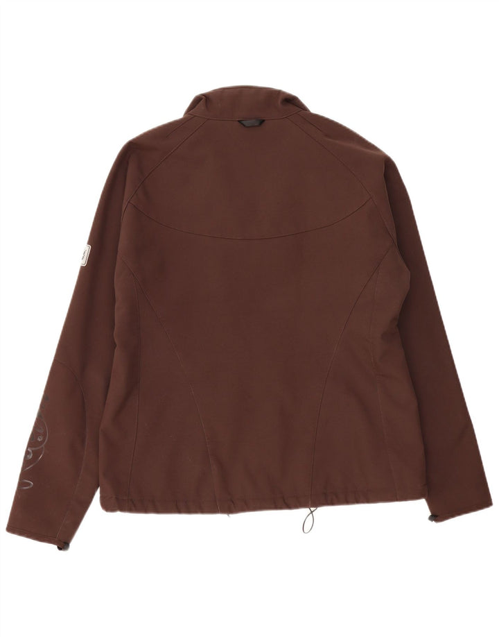 Jack Wolfskin Jachetă Windbreaker pentru femei, UK 16, mare, maro, poliester