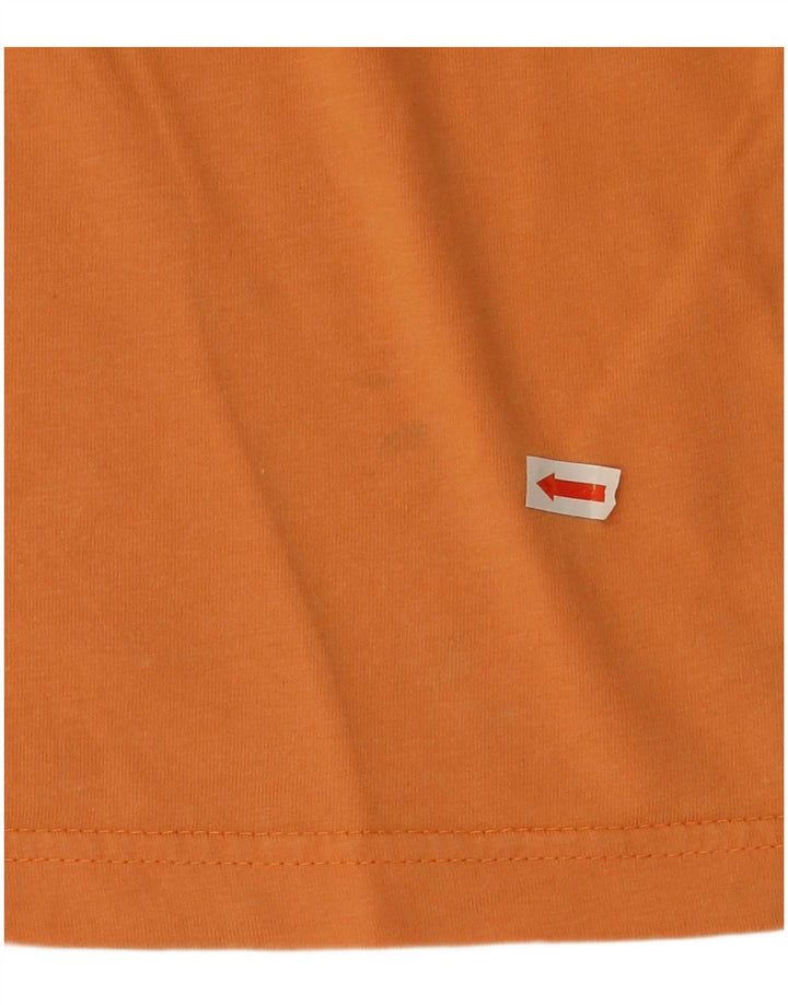 Izod Bărbați Tricou Top Mare Portocaliu Bumbac