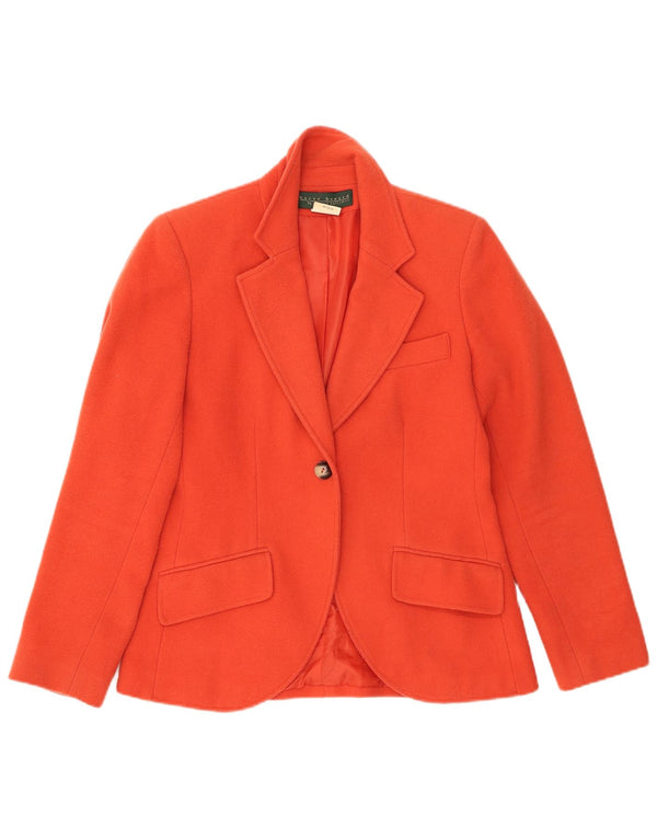 Jachetă pentru femei HARVE BENARD Blazer 1 Button US 6 Medium Orange Lână