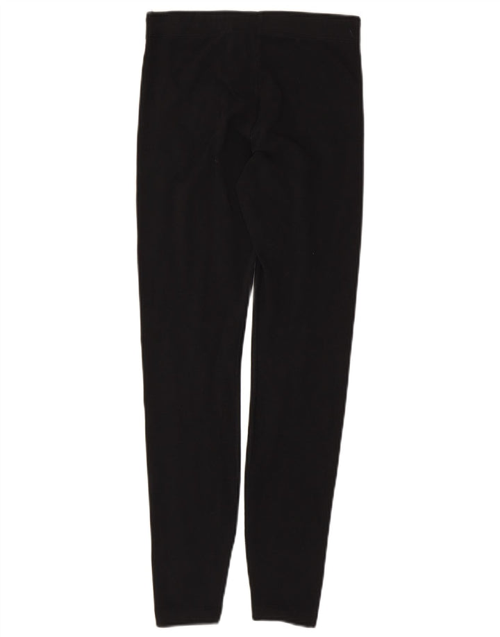 Leggings grafic NIKE pentru femei UK 6 XS bumbac negru