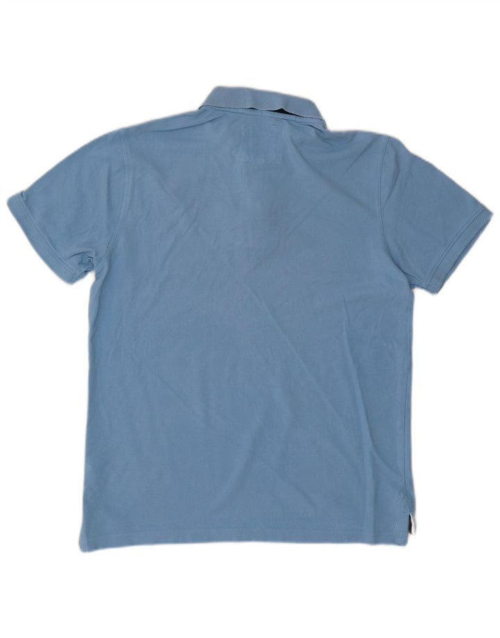 Crew Clothing Tricou polo pentru bărbați, bumbac albastru mediu