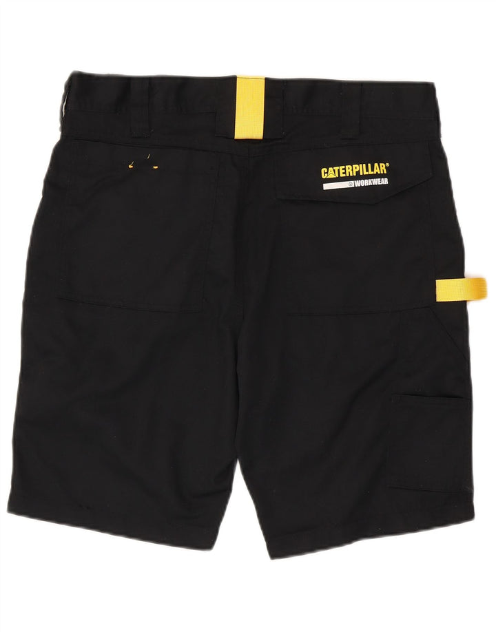 Pantaloni scurți cargo CATERPILLAR pentru bărbați W34, poliester negru mare