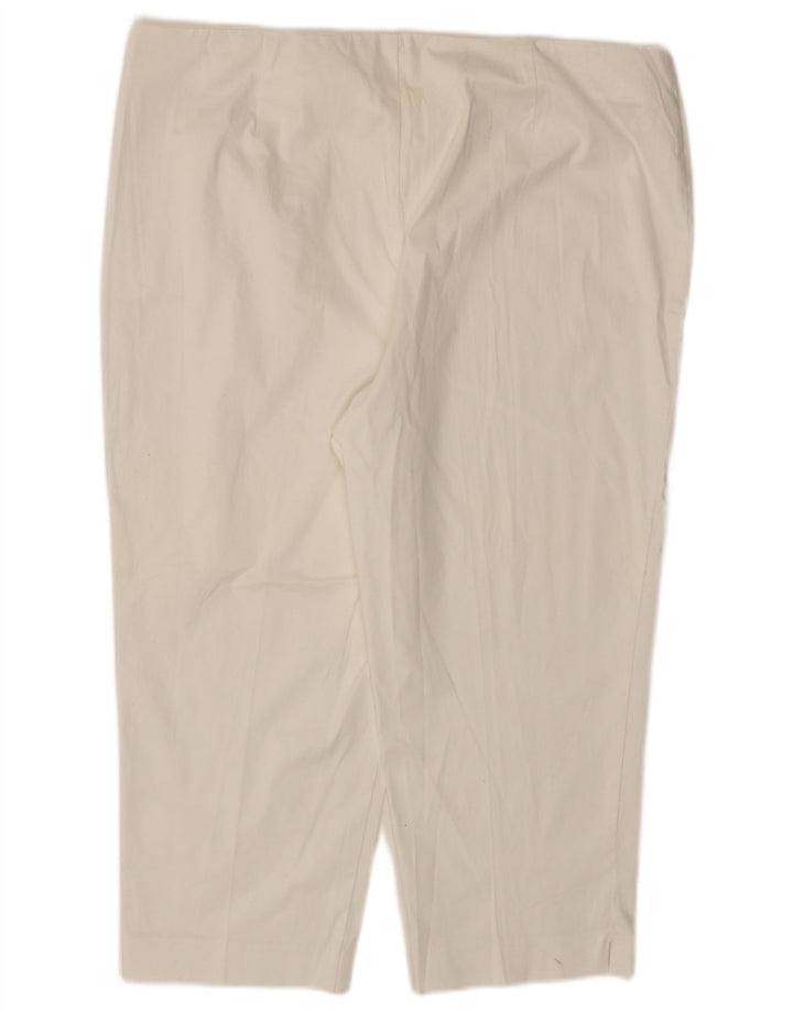 MARKS & SPENCER Pantaloni Capri pentru femei W38 L21 Alb