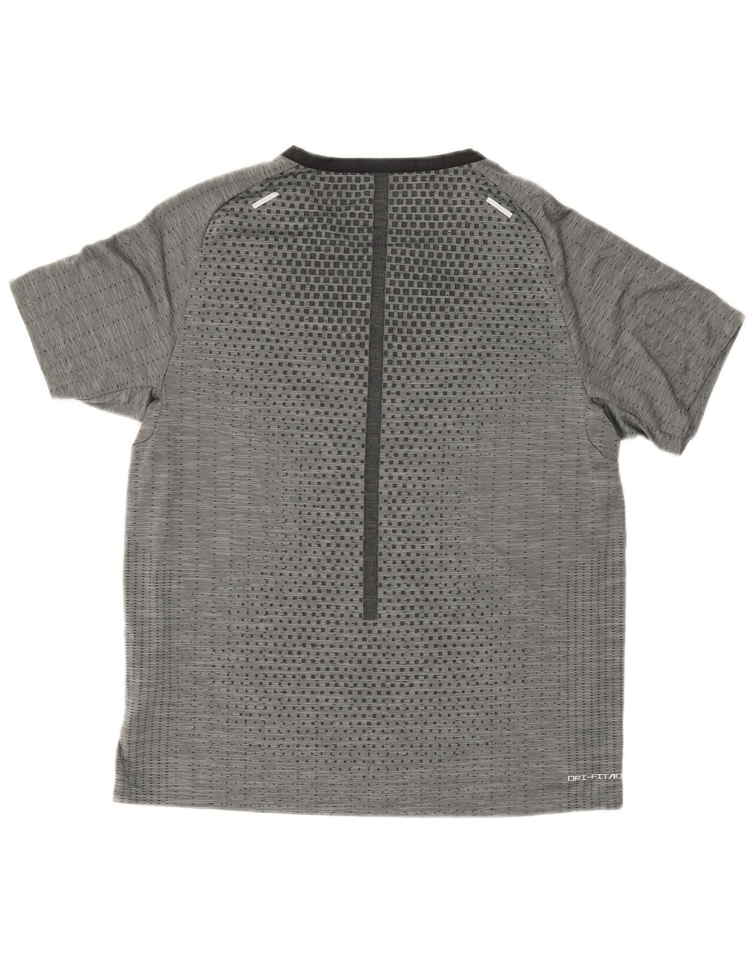 Tricou Nike Dri Fit pentru bărbați Top Mediu Gri Poliester Geometric