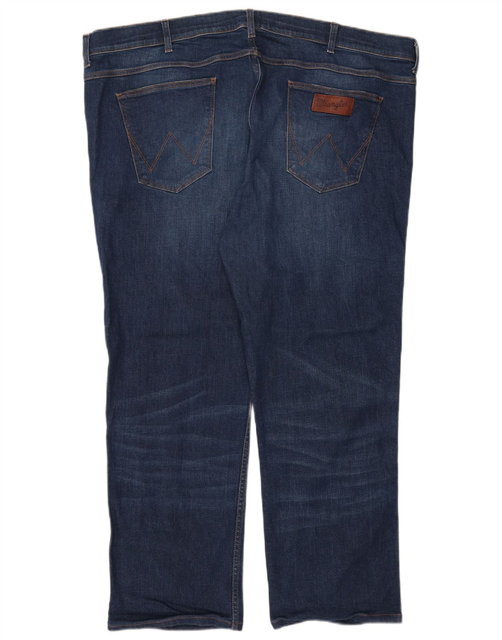Blugi drepti pentru bărbați Wrangler W47 L28 bleumarin
