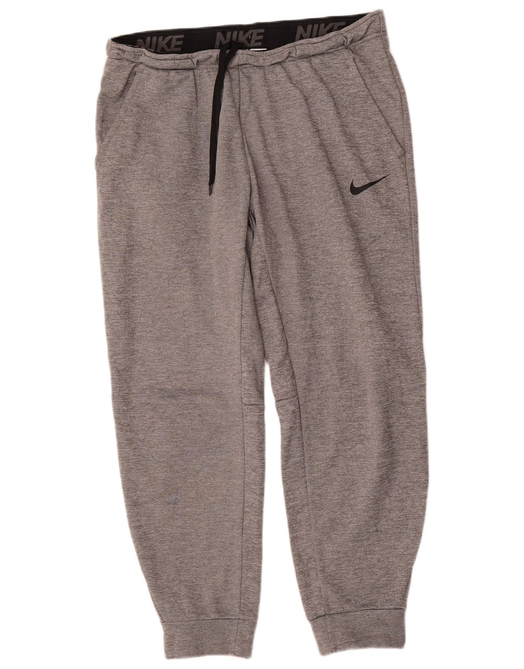 Pantaloni de trening Nike pentru bărbați Therma-Fit Pantaloni de jogging, mari, gri, poliester