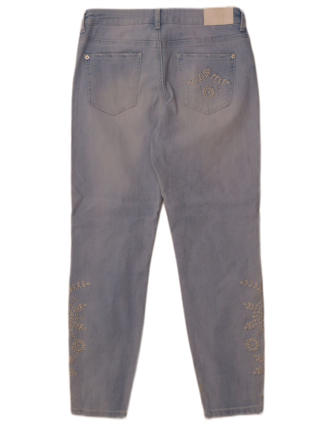 Blugi slim pentru femei Desigual W31 L26 Bumbac Floral Albastru