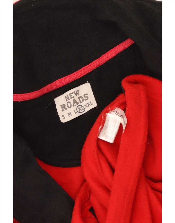 Jachetă fleece pentru bărbați New Roads UK 42 XL poliester roșu