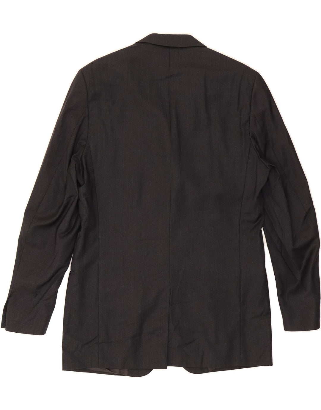 MASSIMO DUTTI Mens 3 Button Blazer Jacket EU 52 Large Black Wool Vintage Massimo Dutti and Second-Hand Massimo Dutti from Messina Hembry 