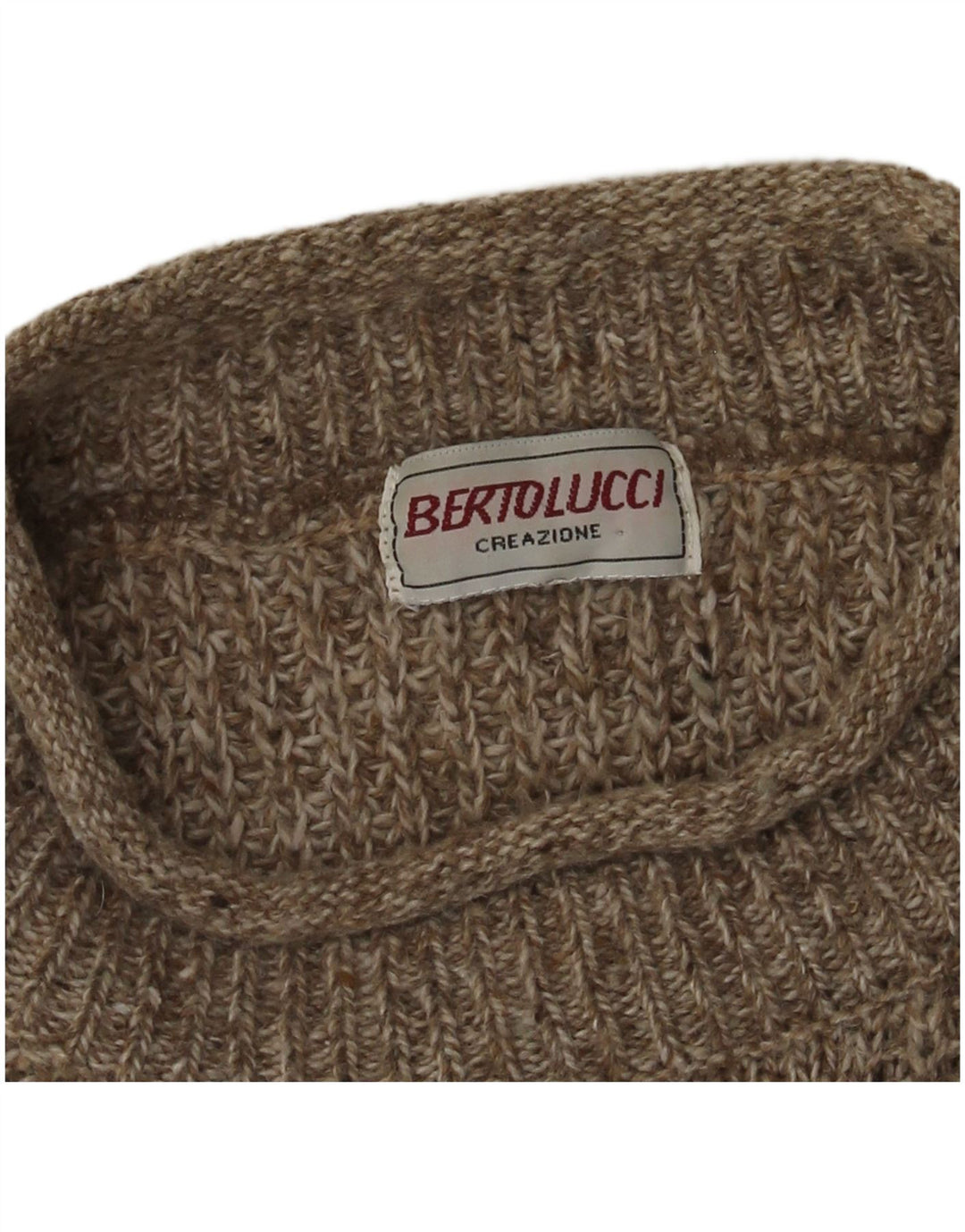 BERTO LUCCI Pulover pentru bărbați cu gât crew, XL, cu dungi gri