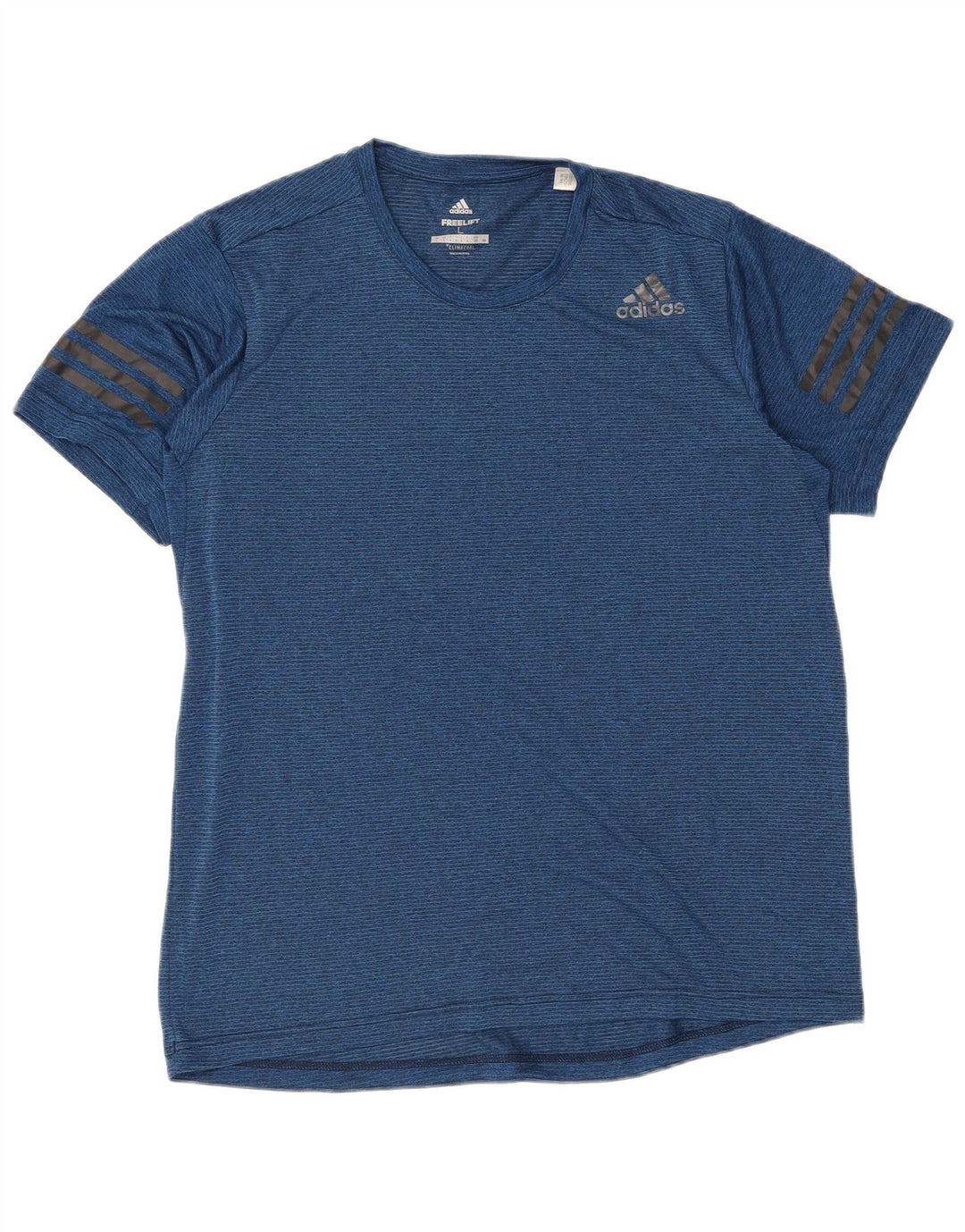 Tricou Adidas Climacool pentru bărbați Top mare bleumarin cu dungi