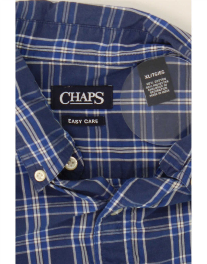 Cămașă pentru bărbați Chaps XL Blue Check Bumbac