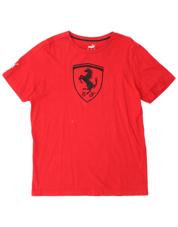 Tricou cu grafic Puma Ferrari pentru bărbați Top Medium Red