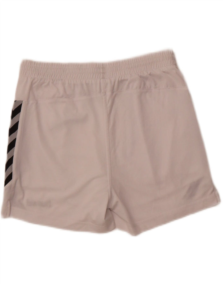 Pantaloni scurți sport authentic grafic HUMMEL, alb mediu