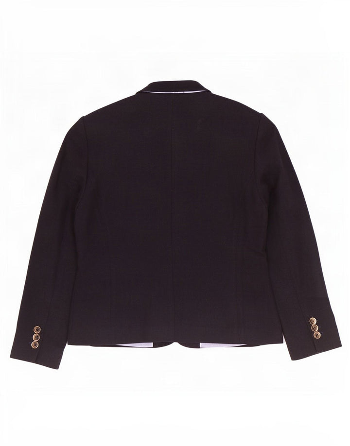 Massimo Dutti Jachetă Blazer Femei 1 Buton EU 44 XL Bumbac Negru