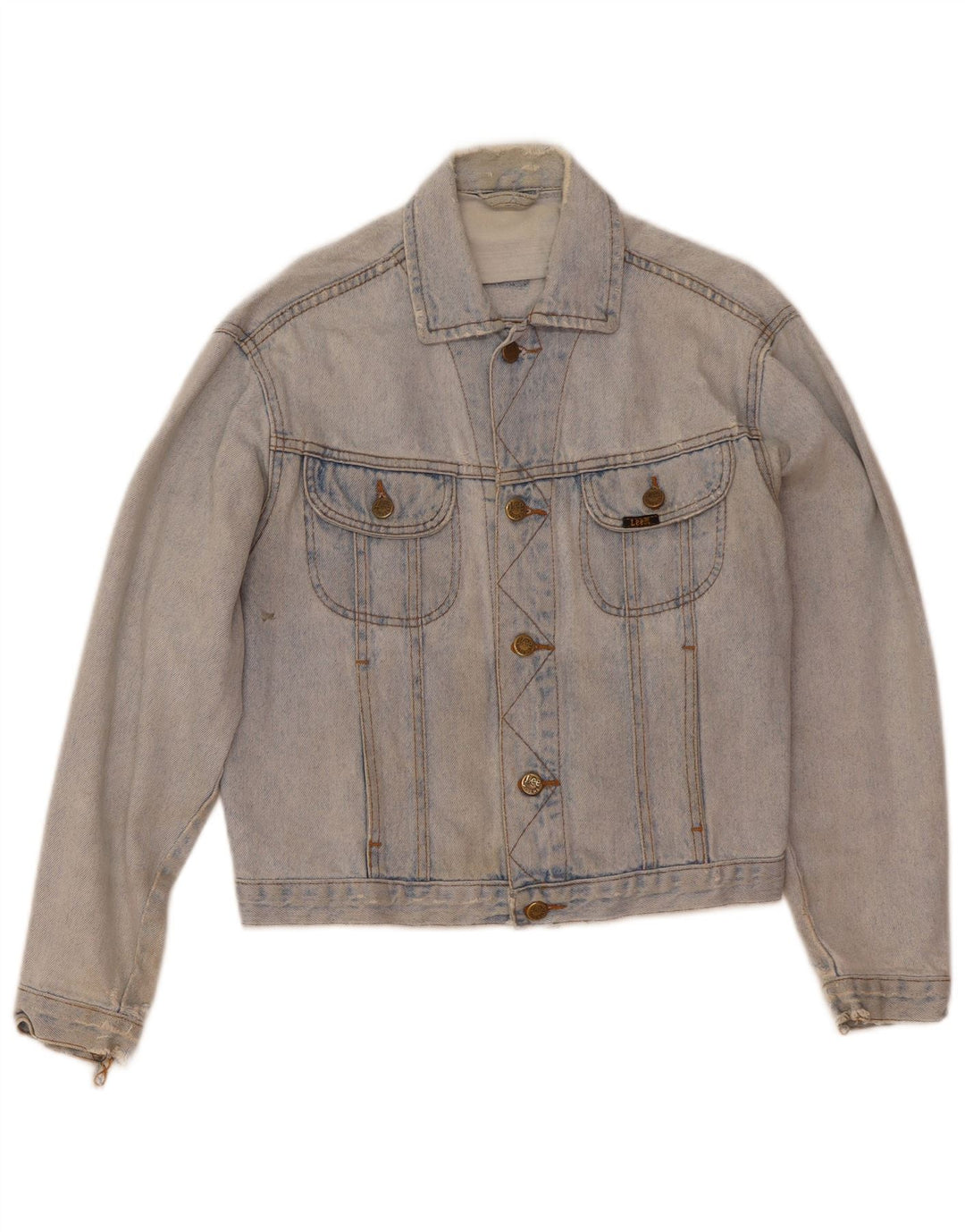 Jachetă de blugi pentru femei Lee UK 14 Medium Blue