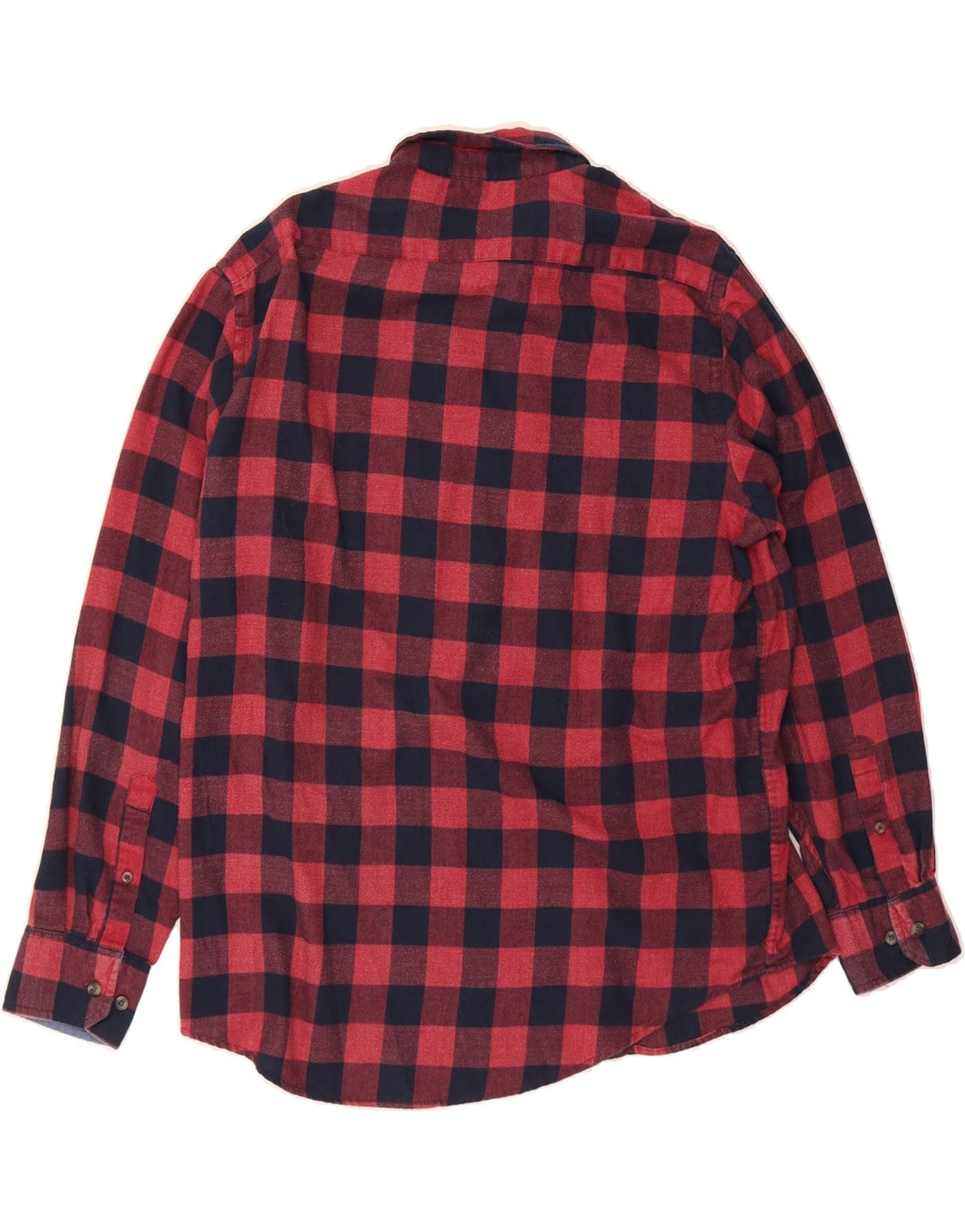 IZOD Mens Flannel Shirt Large Red Check Cotton Vintage Izod and Second-Hand Izod from Messina Hembry 