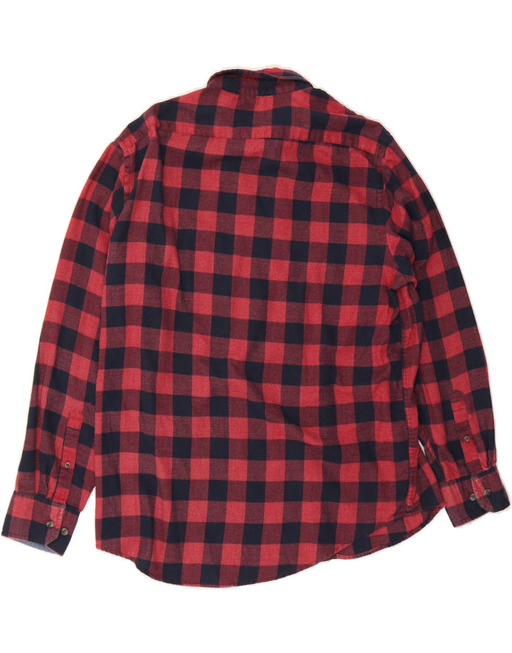 IZOD Mens Flannel Shirt Large Red Check Cotton Vintage Izod and Second-Hand Izod from Messina Hembry 