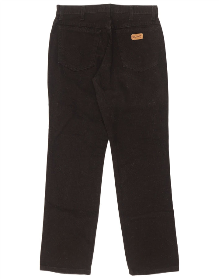 Blugi drepte pentru bărbați Wrangler Texas W33 L32 bumbac negru