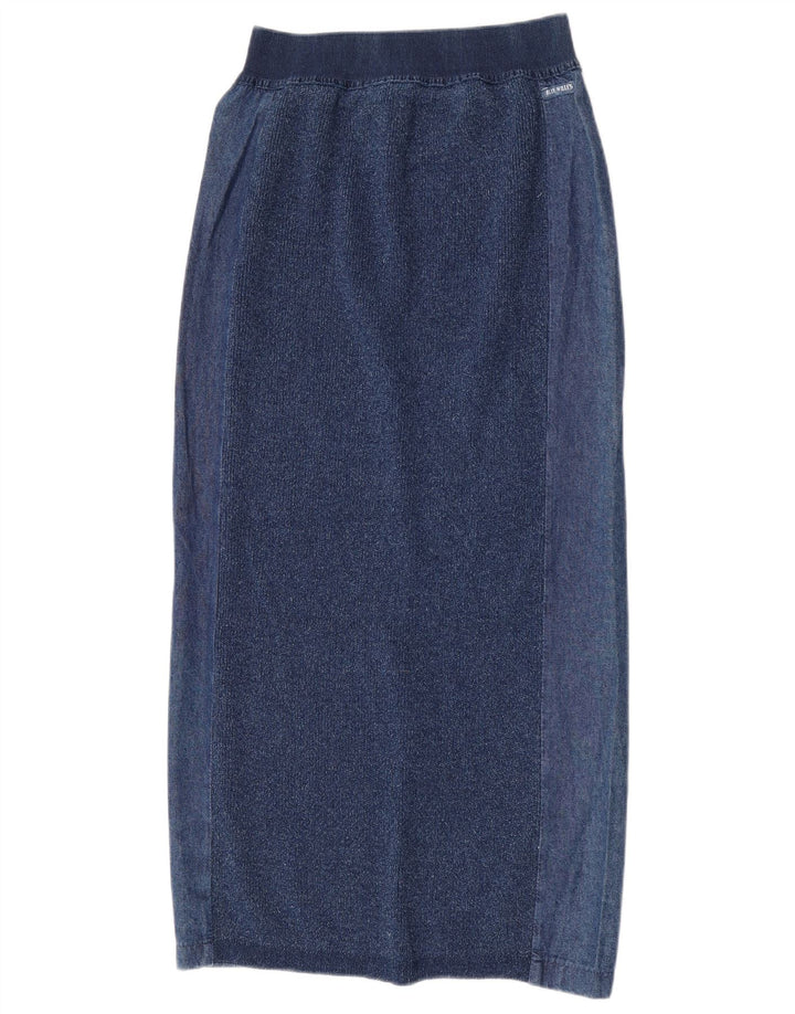 Fusta midi pentru femei Blue Willi's Medium W28 Bumbac albastru