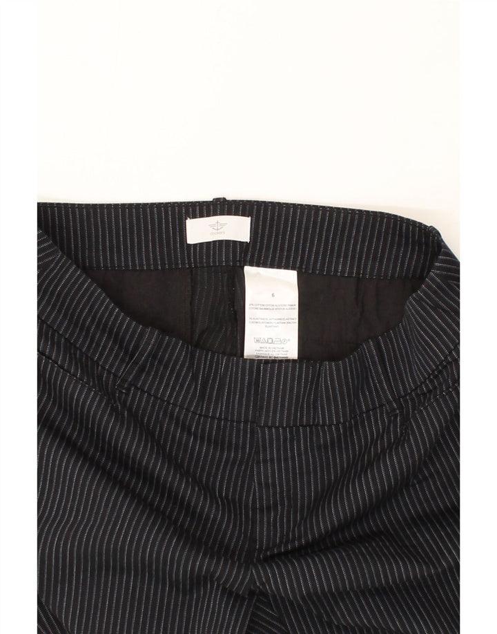 DOCKERS Womens Straight Casual Trousers US 6 Medium W30 L29 Black Vintage Dockers and Second-Hand Dockers from Messina Hembry 