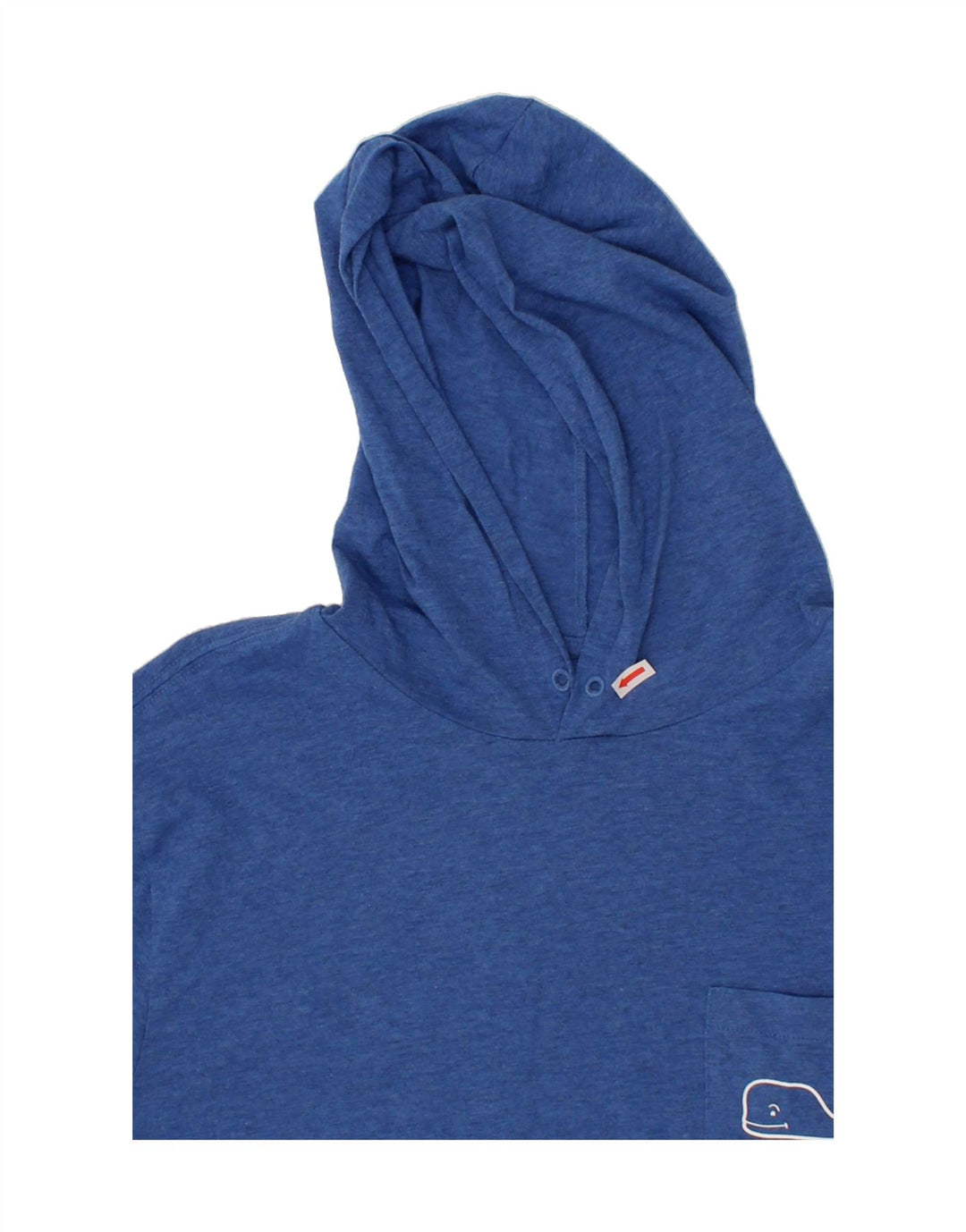 VINEYARD VINES Mens Hooded Graphic Top Long Sleeve Small Blue Polyester Vintage Vineyard Vines and Second-Hand Vineyard Vines from Messina Hembry 