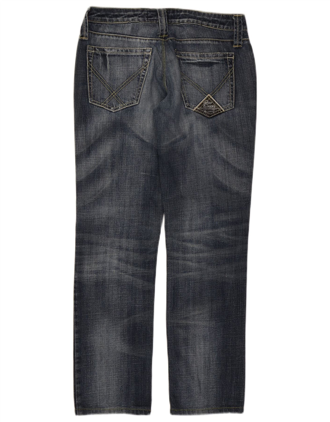 Blugi drepti Roy Rogers pentru femei Seven Bell IT 42 Medium W28 L29 Albastru