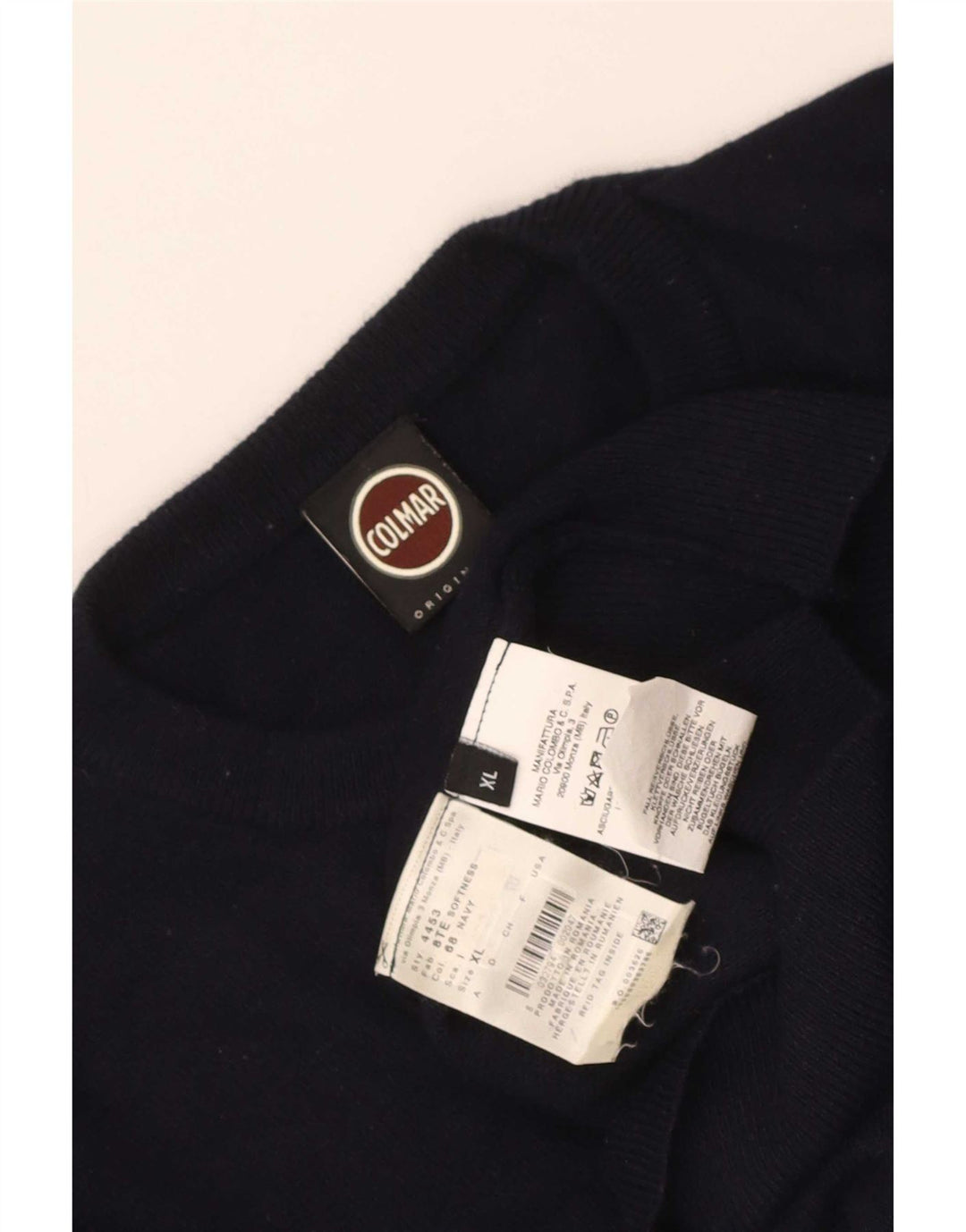 Pulover Colmar pentru bărbați cu gât crew pulover XL bleumarin poliamidă