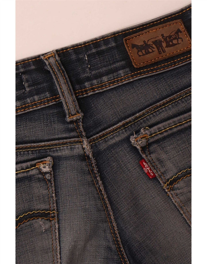Blugi Levi's 571 Super Low Slim W28 L34 Bumbac albastru