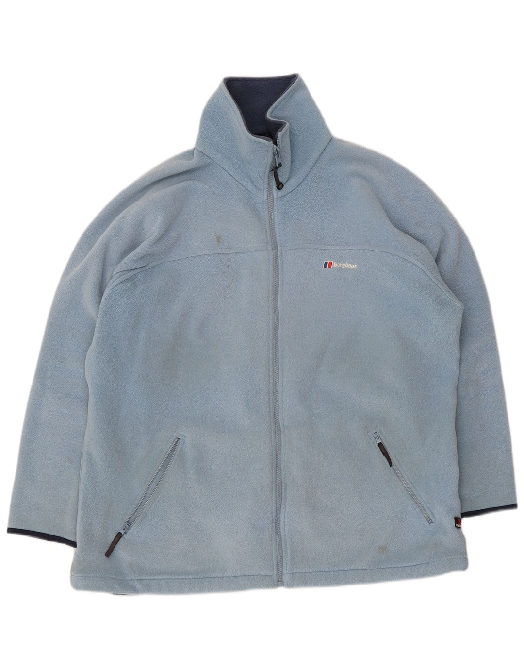 Jachetă fleece supradimensionată pentru femei Berghaus UK 14, mare, albastru, poliester