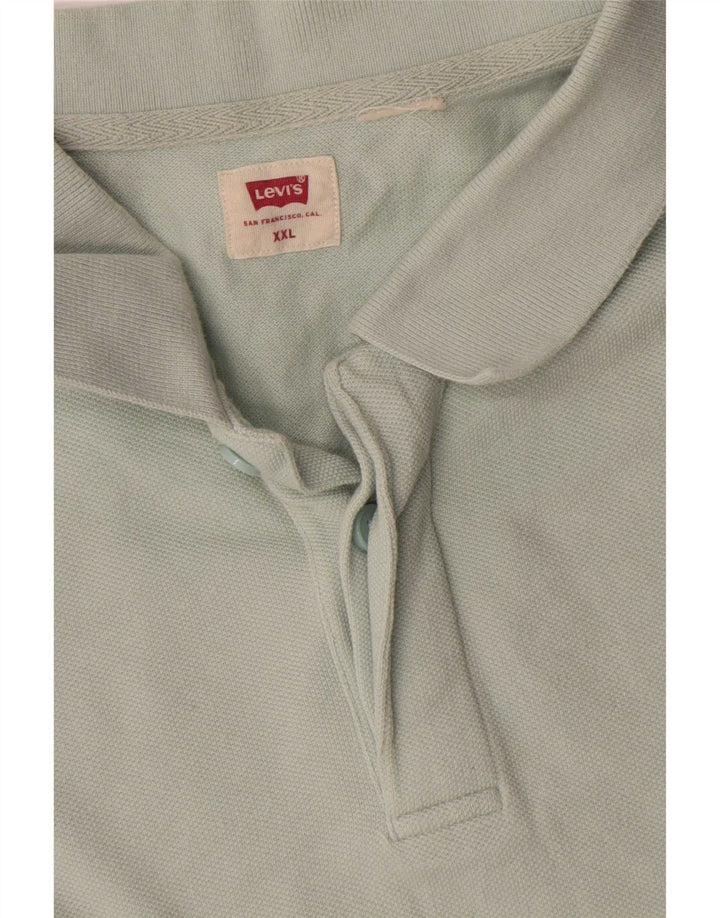 Tricou polo Levi's pentru bărbați 2XL, bumbac verde