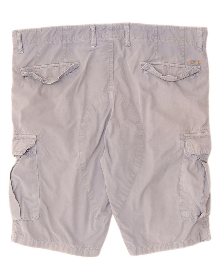 Pantaloni scurți cargo HUGO BOSS pentru bărbați W38 XL albastru