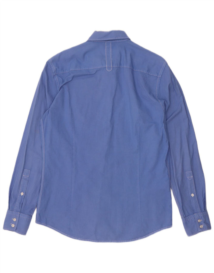 Cămașă pentru bărbați Hugo Boss Slim Fit, mare, albastru, bumbac