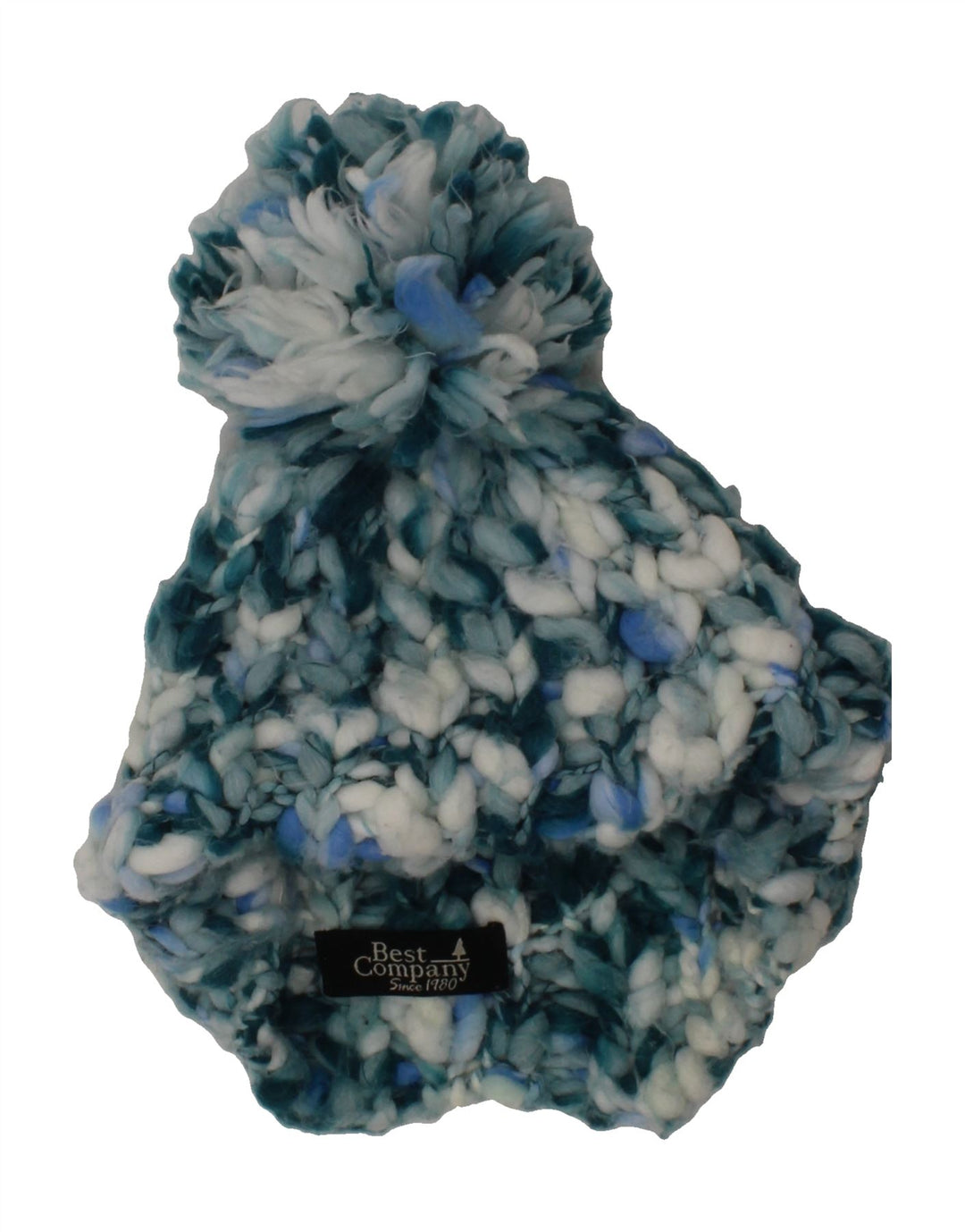 BEST COMPANY Womens Bobble Hat One Size Blue Flecked Vintage Best Company and Second-Hand Best Company from Messina Hembry 