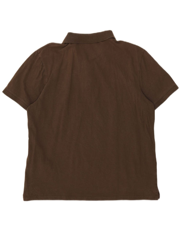 Tricou polo pentru bărbați Lyle & Scott, bumbac kaki XL