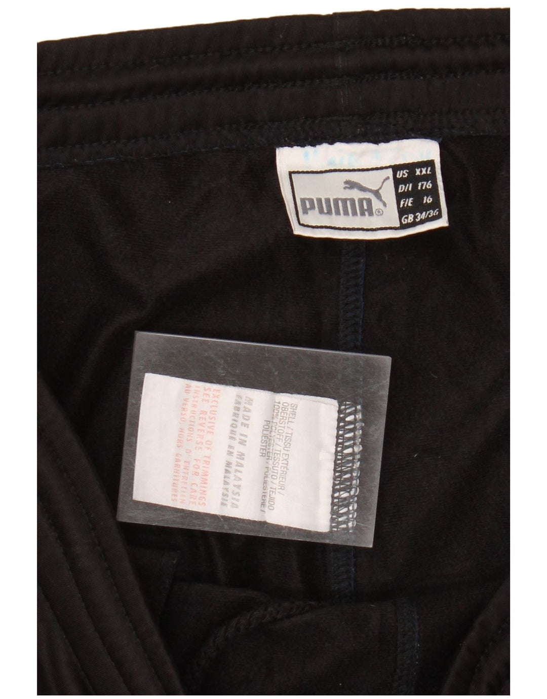 Pantaloni de trening Puma pentru baieti 15-16 ani poliester negru