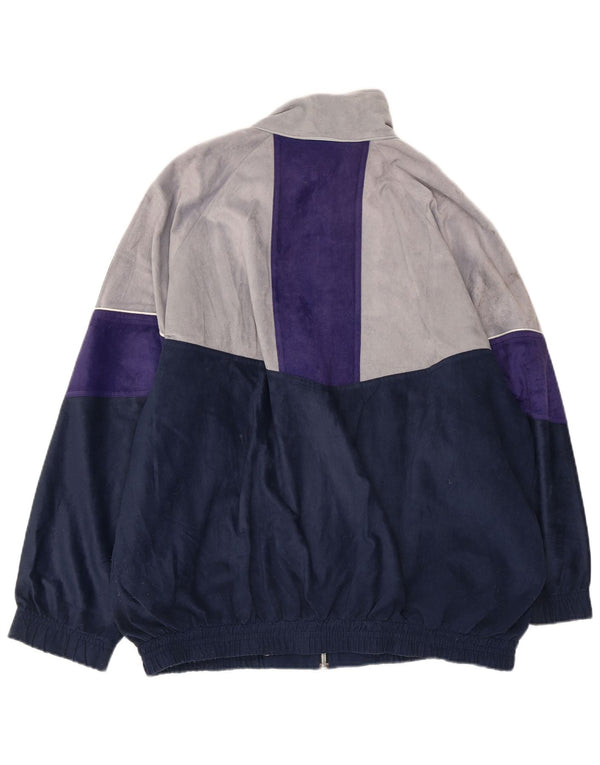 Jachetă de top pentru trening grafic ASICS pentru bărbați IT 50 Medium Bleumarin Colorblock