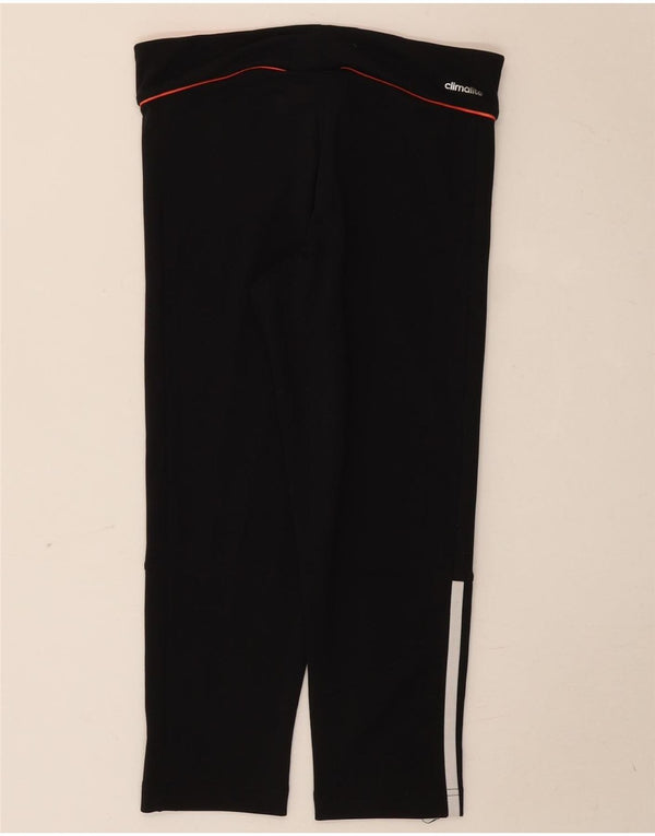 Pantaloni adidas Climalite Capri pentru femei UK 8, poliester negru mic