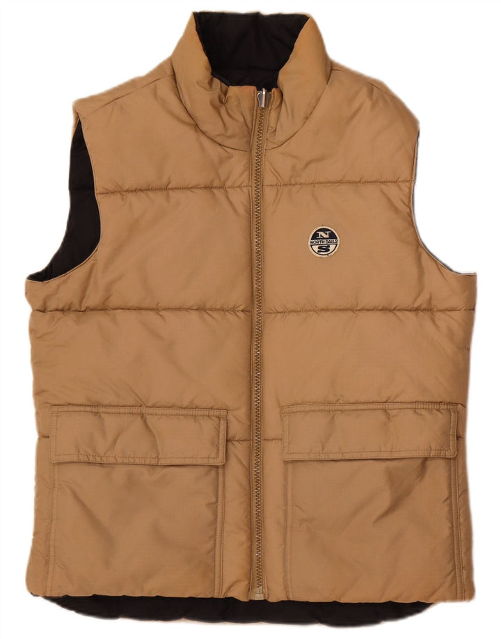 North Sails Gilet Captusit Reversibil pentru Barbati UK 36 Small Poliamida Neagra