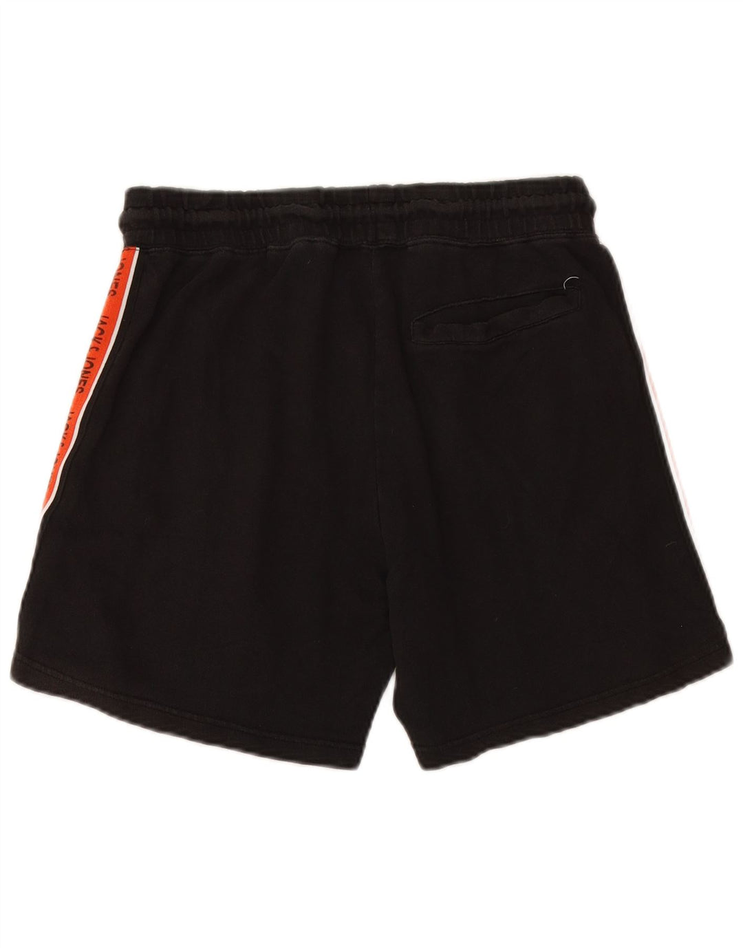 Pantaloni scurți sport grafic JACK & JONES pentru bărbați, bumbac color bloc negru mediu