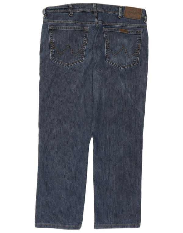 Blugi drepti WRANGLER pentru femei, cu ajustare normală, W36 L26, bumbac bleumarin