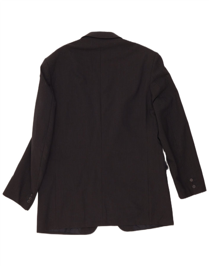 Marks & Spencer Blazer Jacket pentru bărbați UK 42 mare, bleumarin, cu dungi clasice