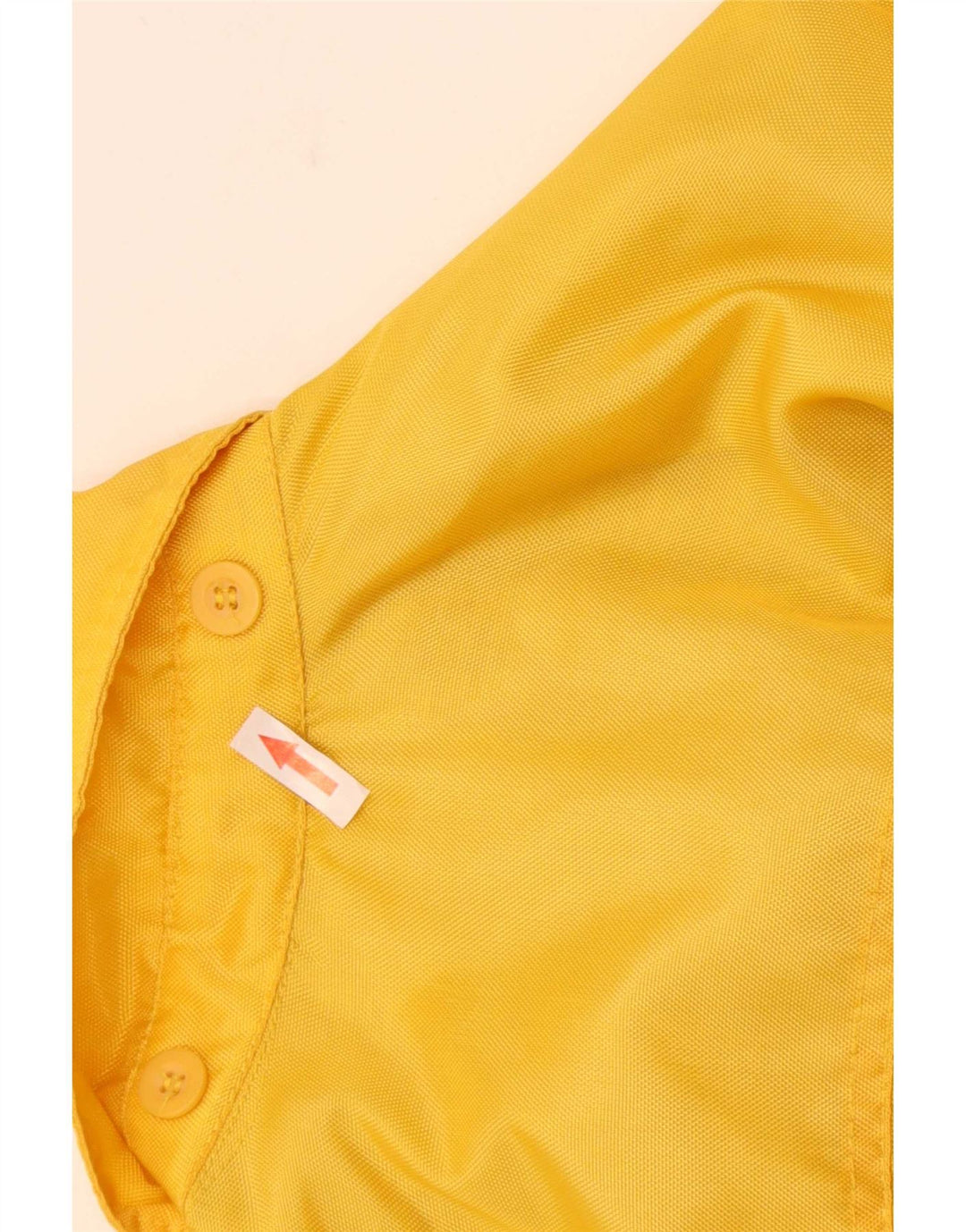 Jachetă de ploaie Vintage Boys Loose Fit 11-12 ani Poliamidă galbenă