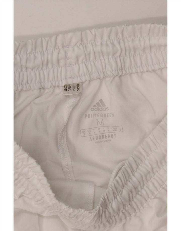 Pantaloni scurți Adidas Aeroready Sport pentru bărbați, poliester alb mediu
